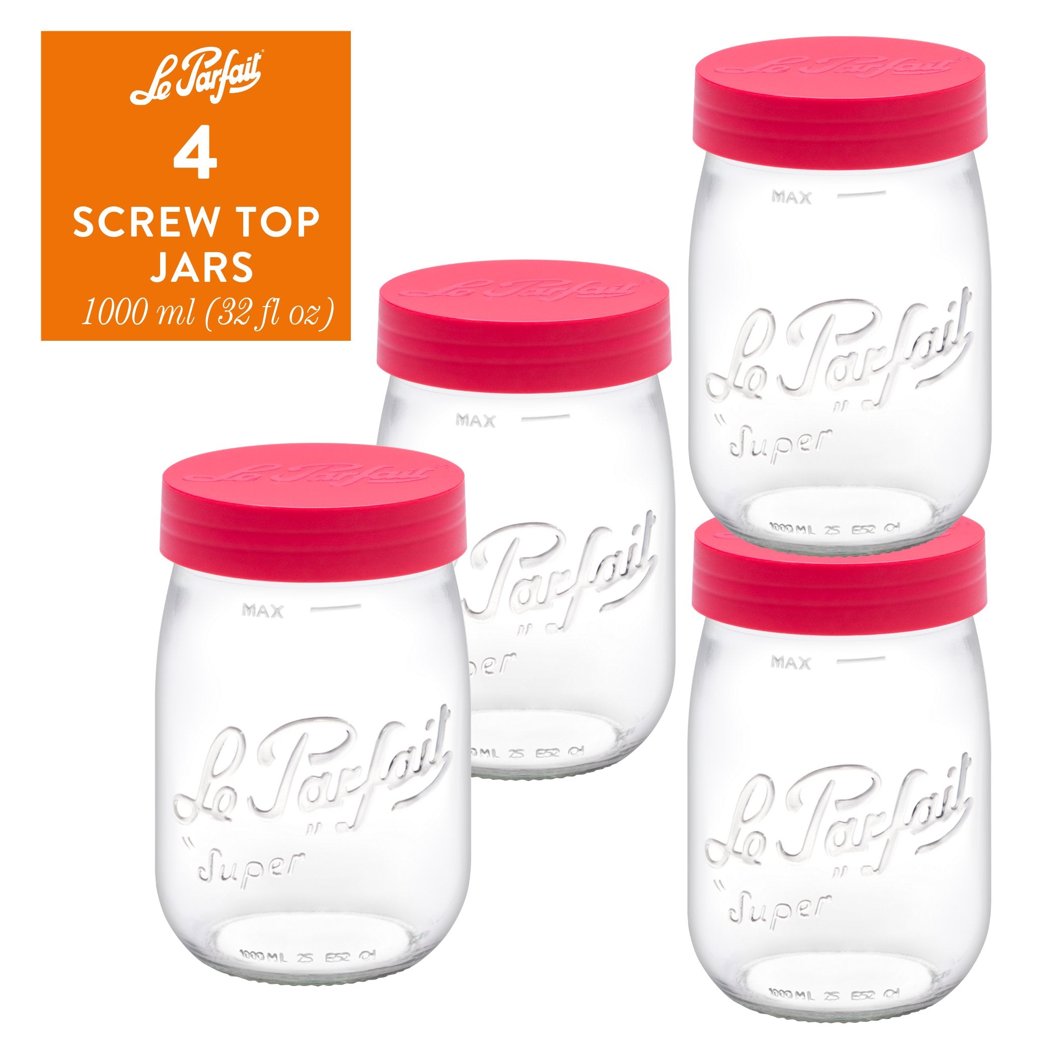 Le Parfait Screw Top Jars