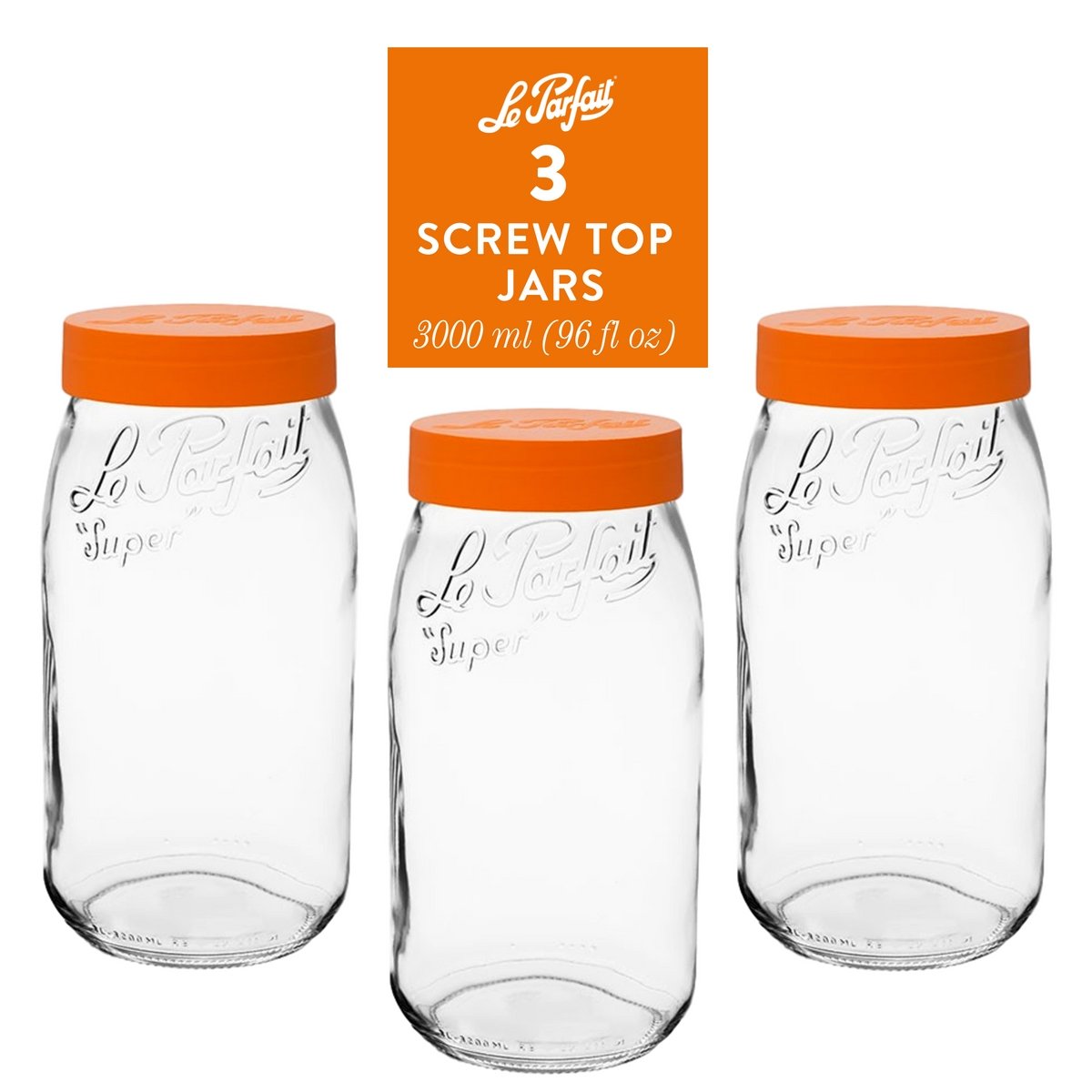 Le Parfait Screw Top Jars
