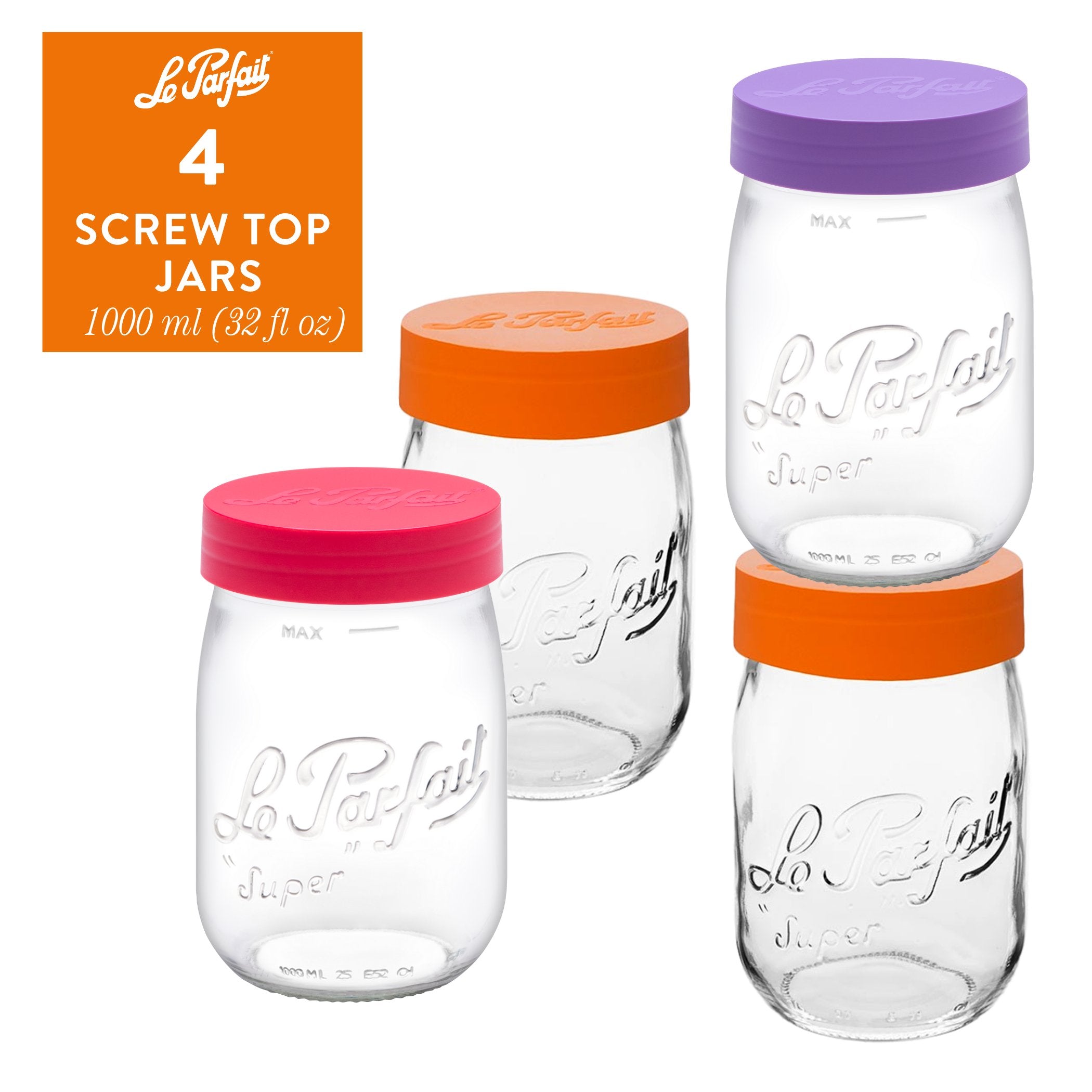 Le Parfait Screw Top Jars