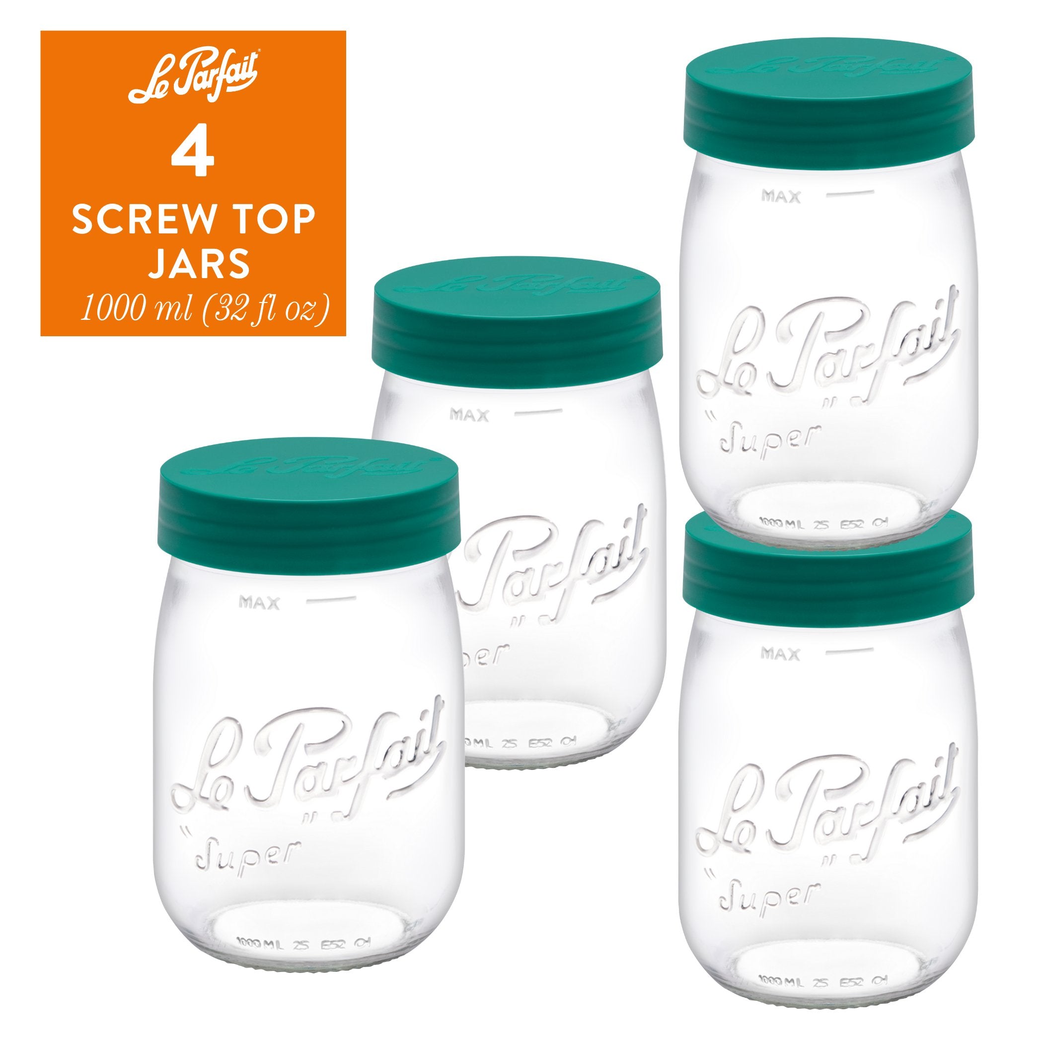 Le Parfait Screw Top Jars