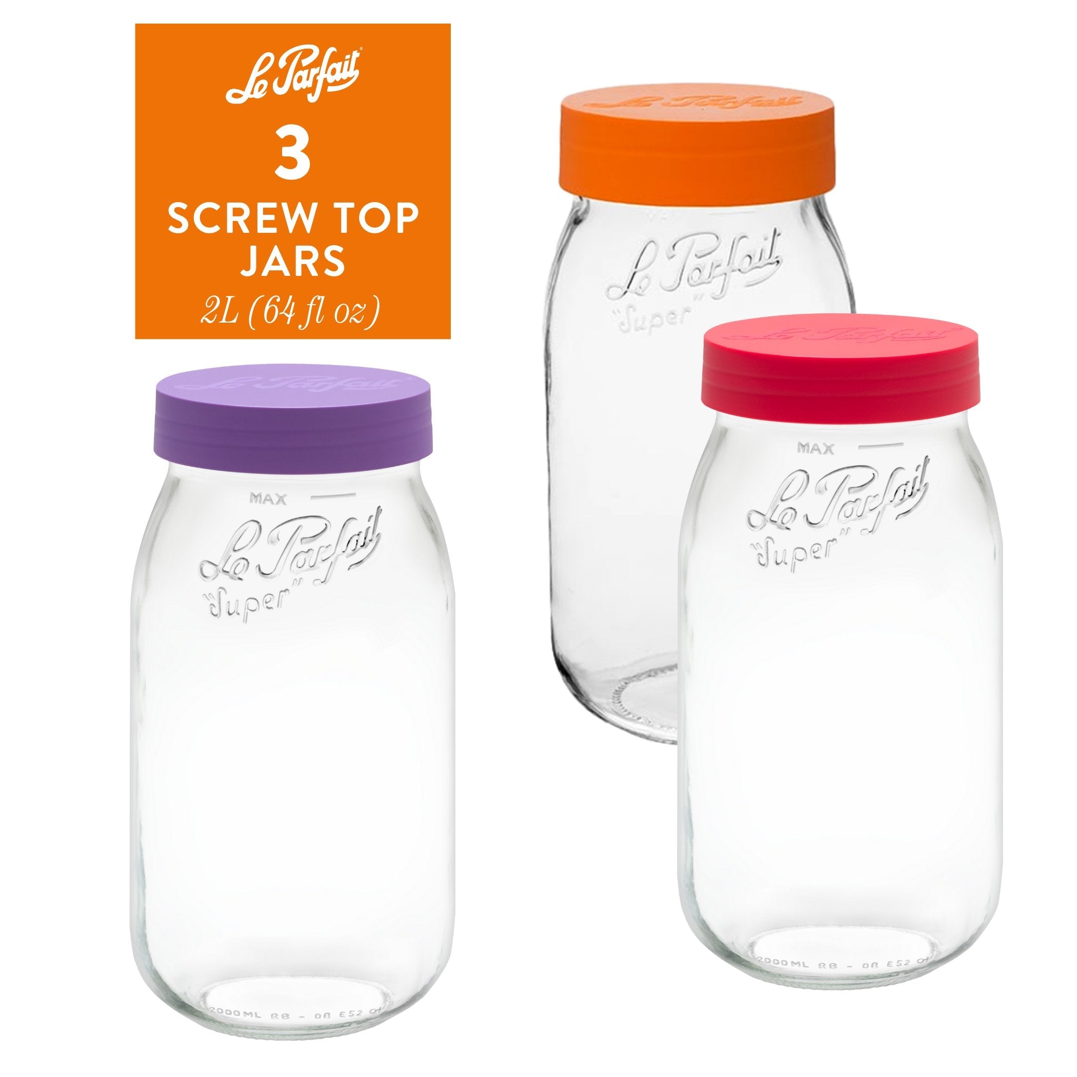 Le Parfait Screw Top Jars