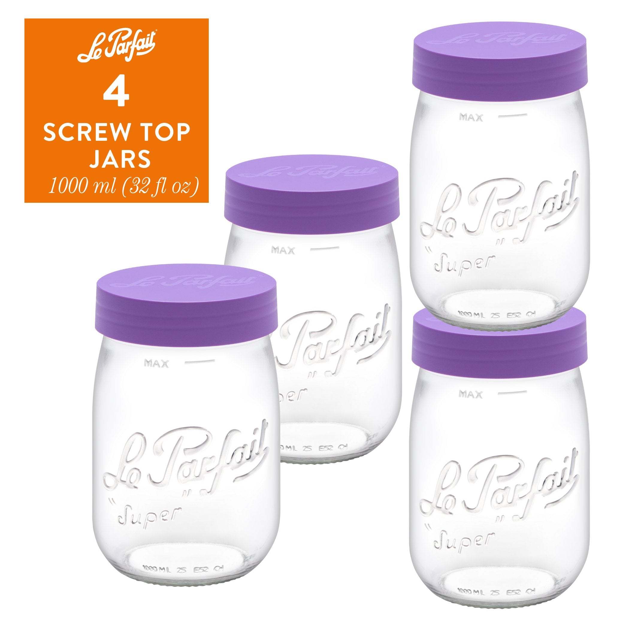 Le Parfait Screw Top Jars