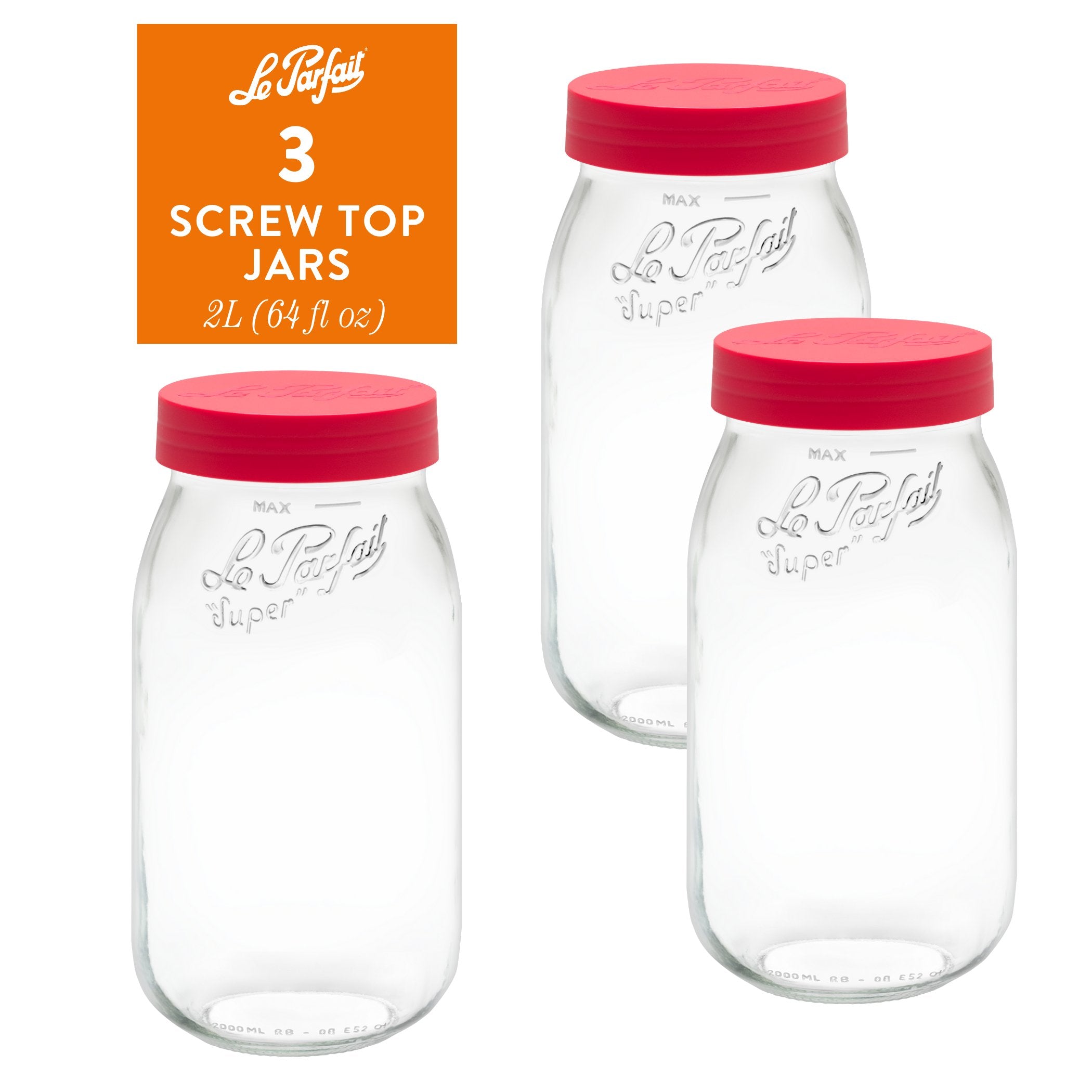 Le Parfait Screw Top Jars