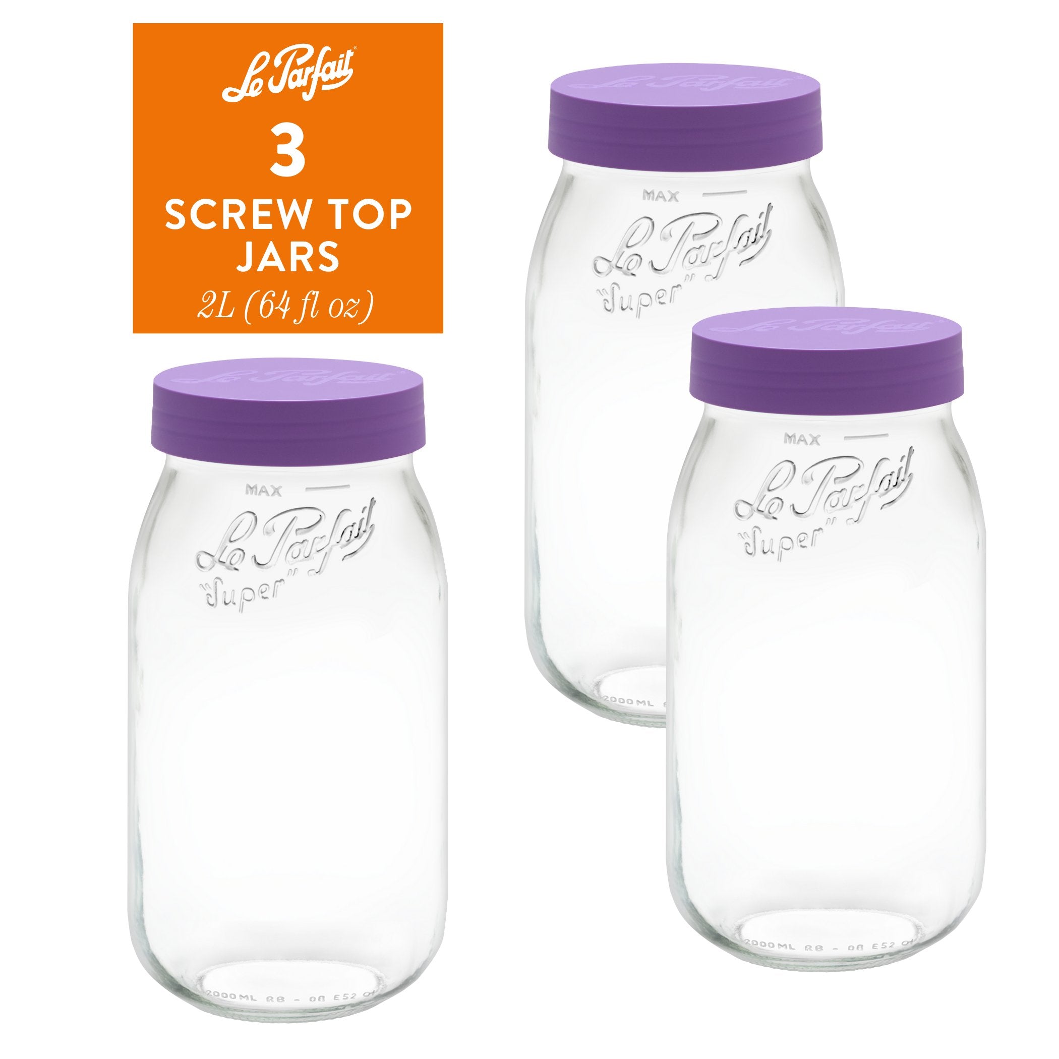 Le Parfait Screw Top Jars