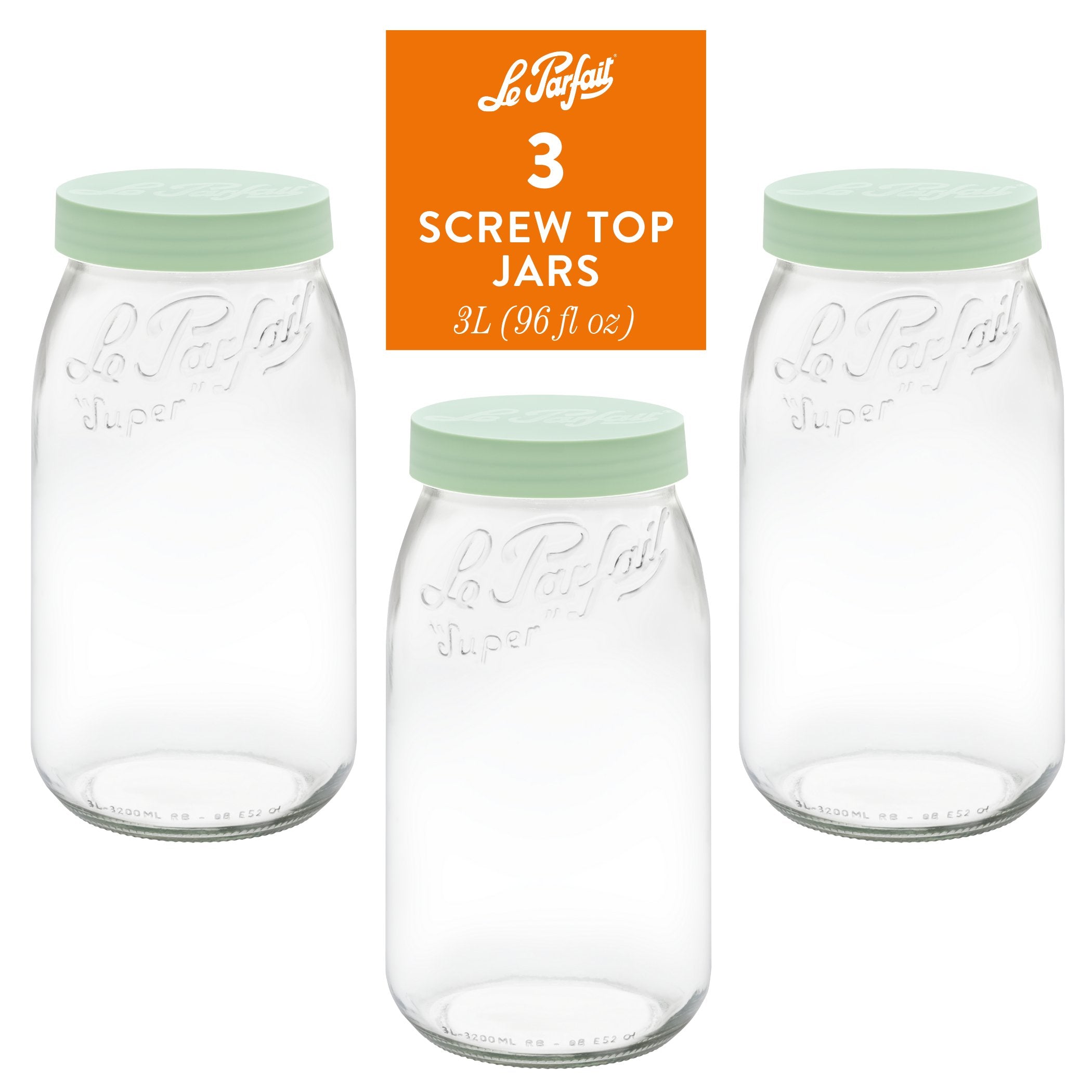 Le Parfait Screw Top Jars