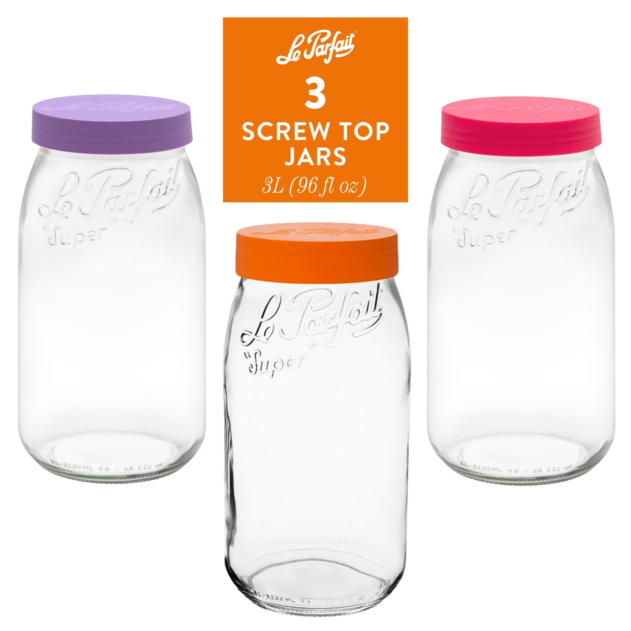 Le Parfait Screw Top Jars