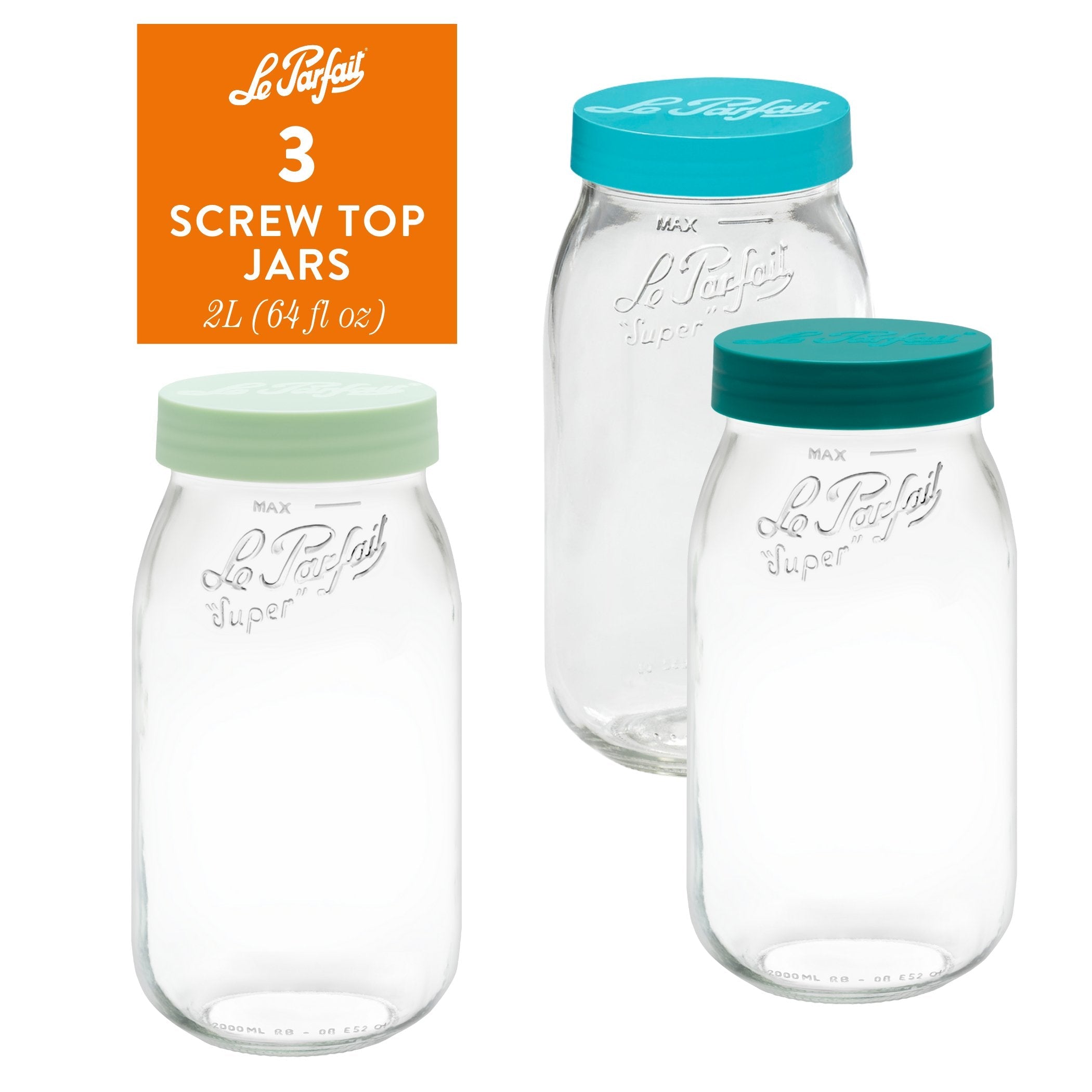 Le Parfait Screw Top Jars