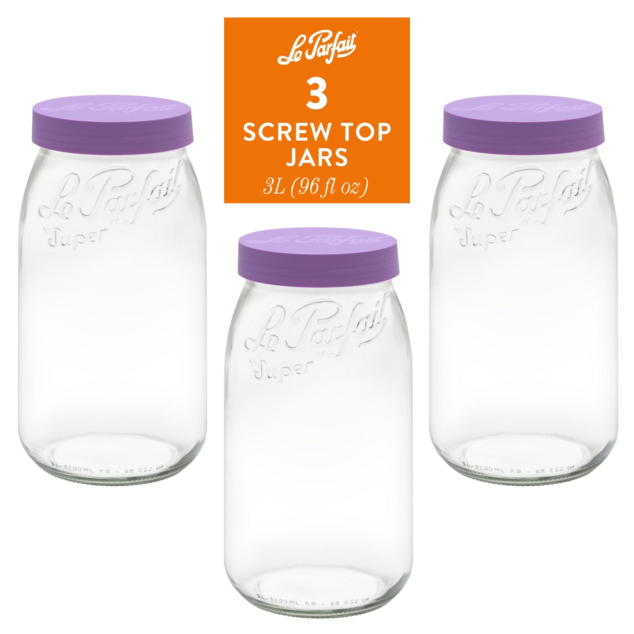 Le Parfait Screw Top Jars