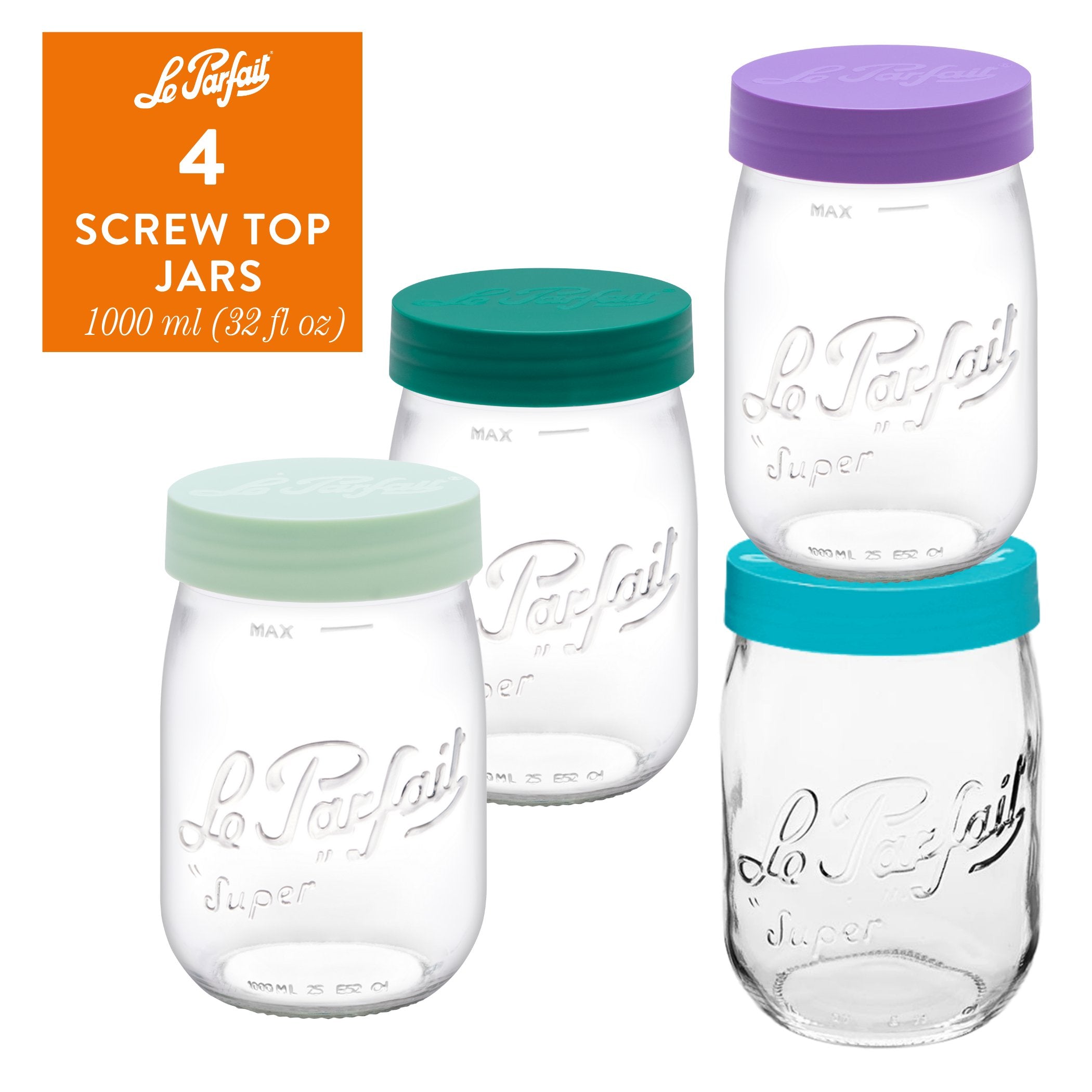 Le Parfait Screw Top Jars