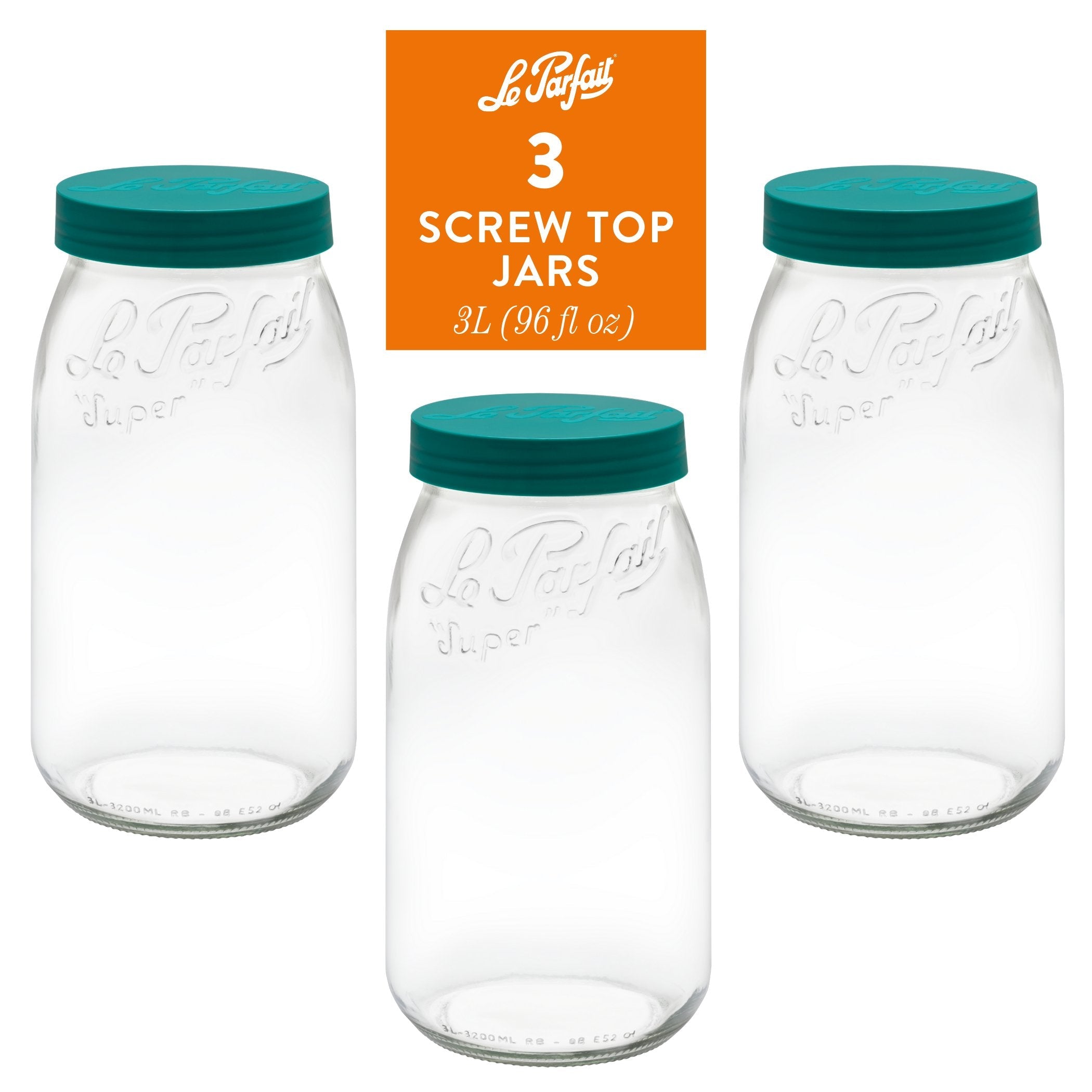 Le Parfait Screw Top Jars