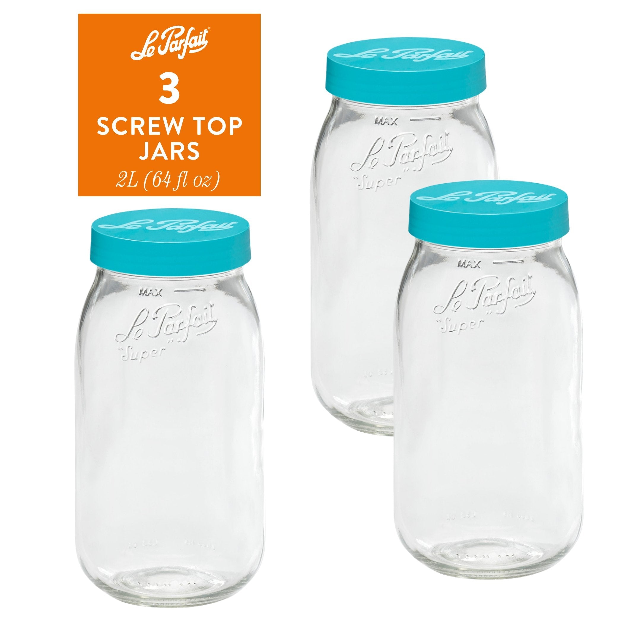 Le Parfait Screw Top Jars